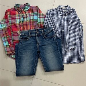 Boys size 7 3 pc LOT  Shirts/ jeans